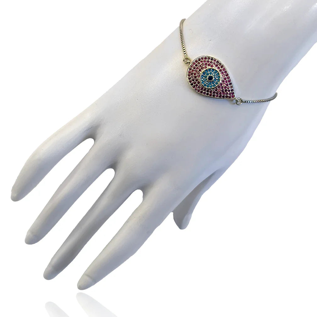 Bulluka Rose Guardian Eye Bracelet