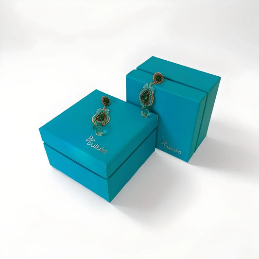 Bulluka Aqua Crystelle Earrings