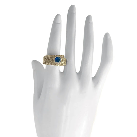 Bulluka Nocturne Ice Royal Adjustable Ring