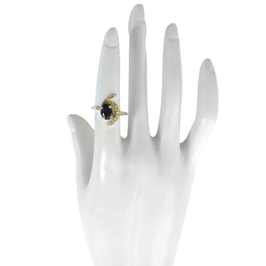 Bulluka Lunar Whirl Statement Adjustable Ring