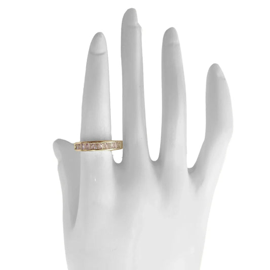 Bulluka Crystalline Band Adjustable Ring