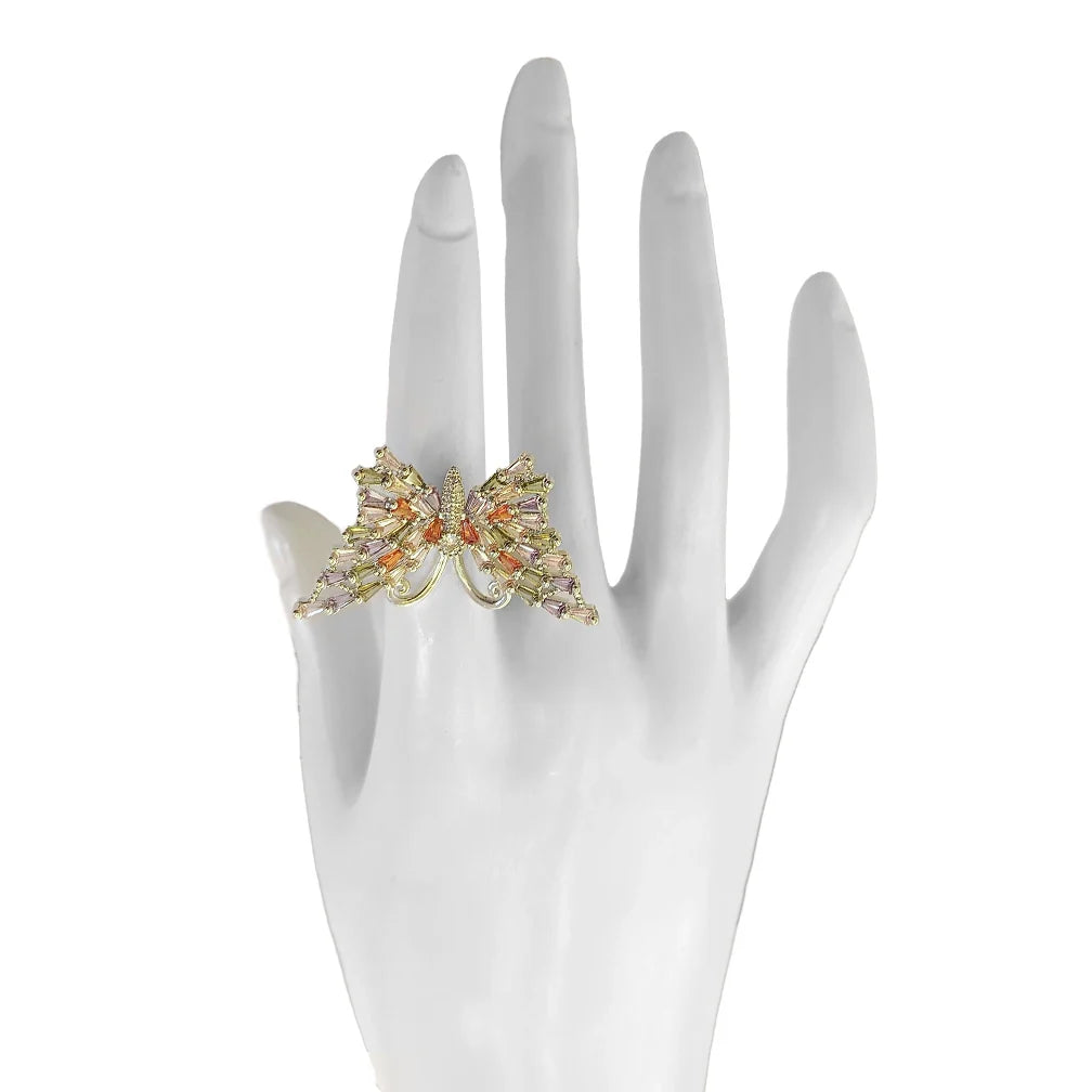 Bulluka Twinkle Flutter Statement Adjustable Ring
