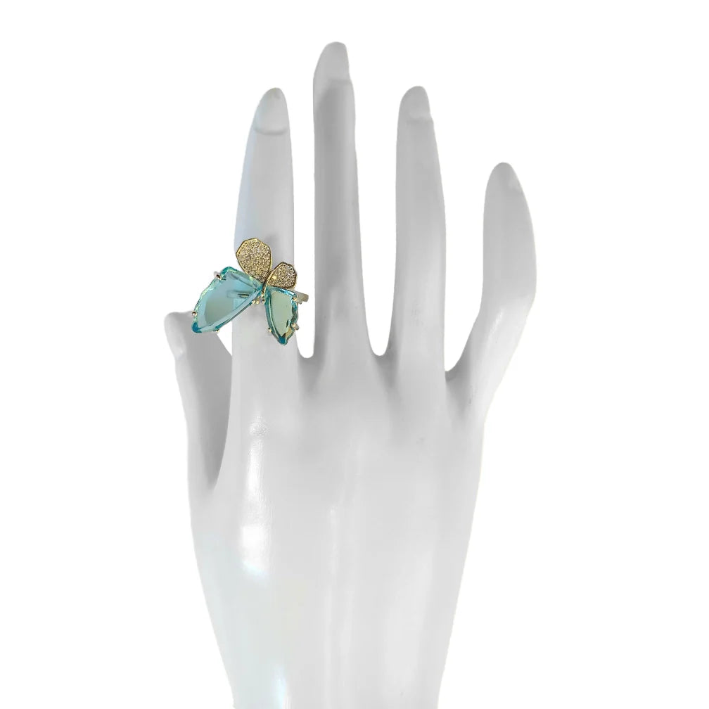 Bulluka Velvet Wings Adjustable Ring