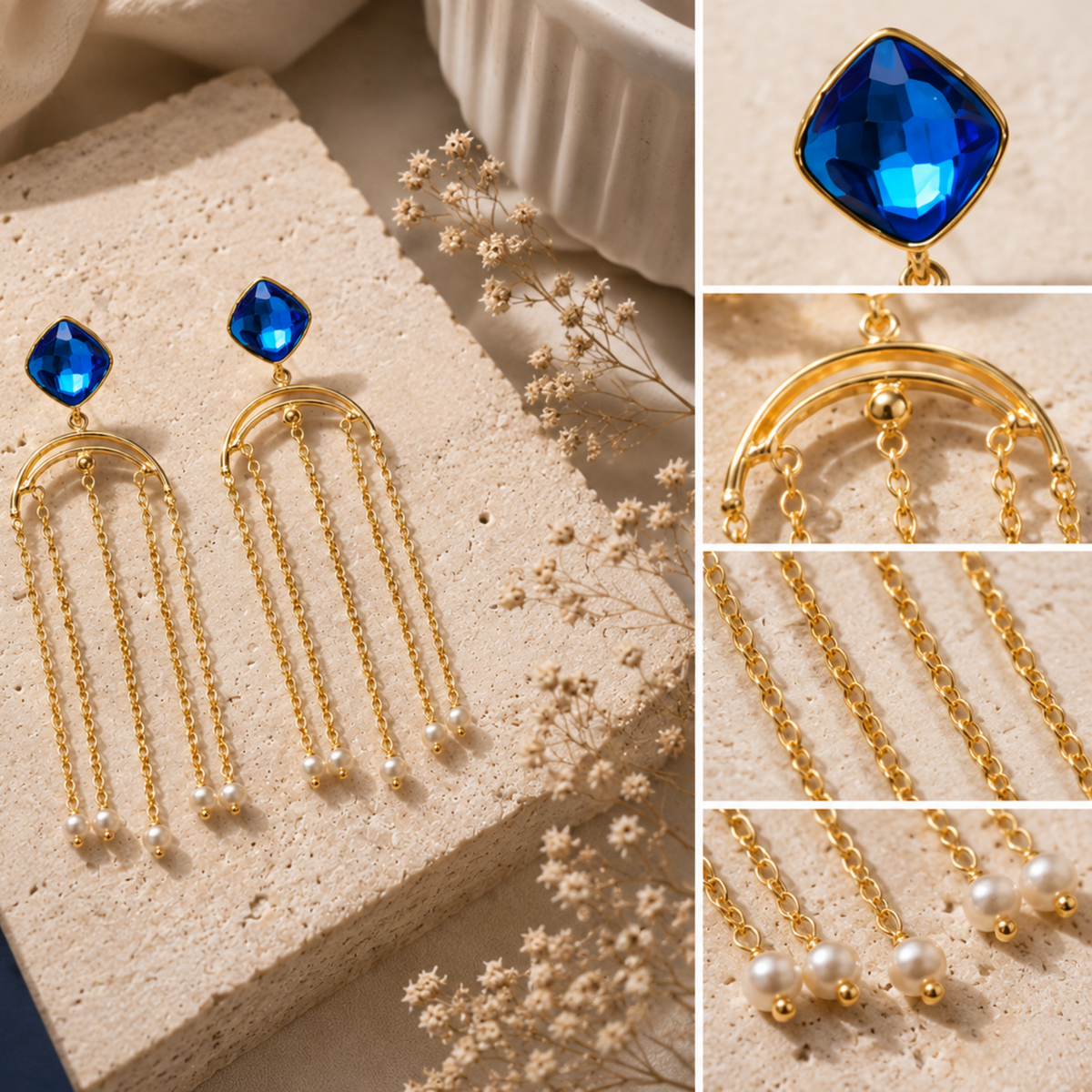 Bulluka Ocean Chandelier Earrings
