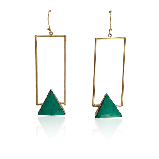 Bulluka Love Triangle Earrings