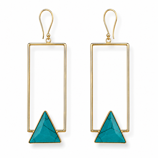 Bulluka Love Triangle Earrings