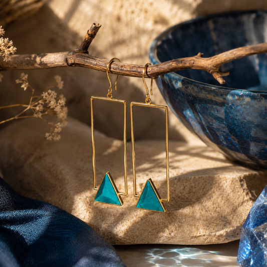 Bulluka Love Triangle Earrings