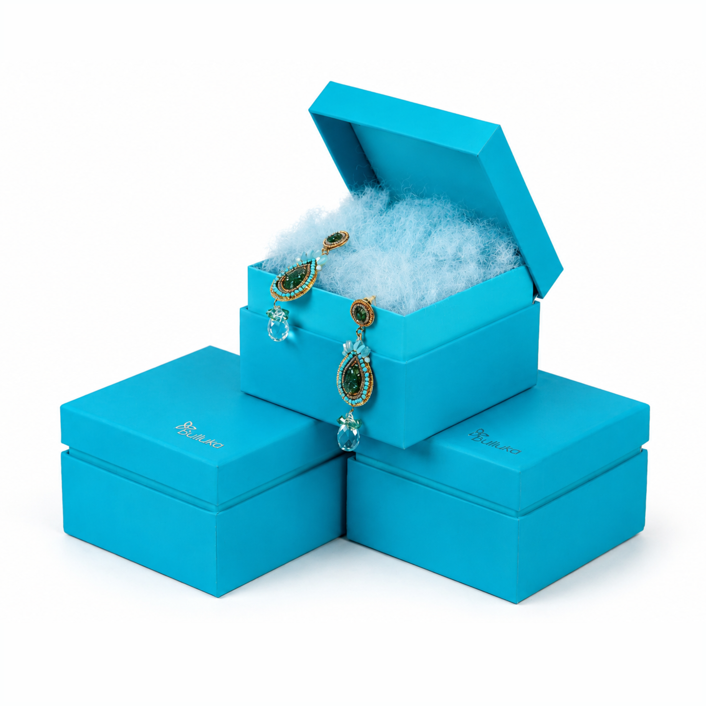 Bulluka Aqua Crystelle Earrings
