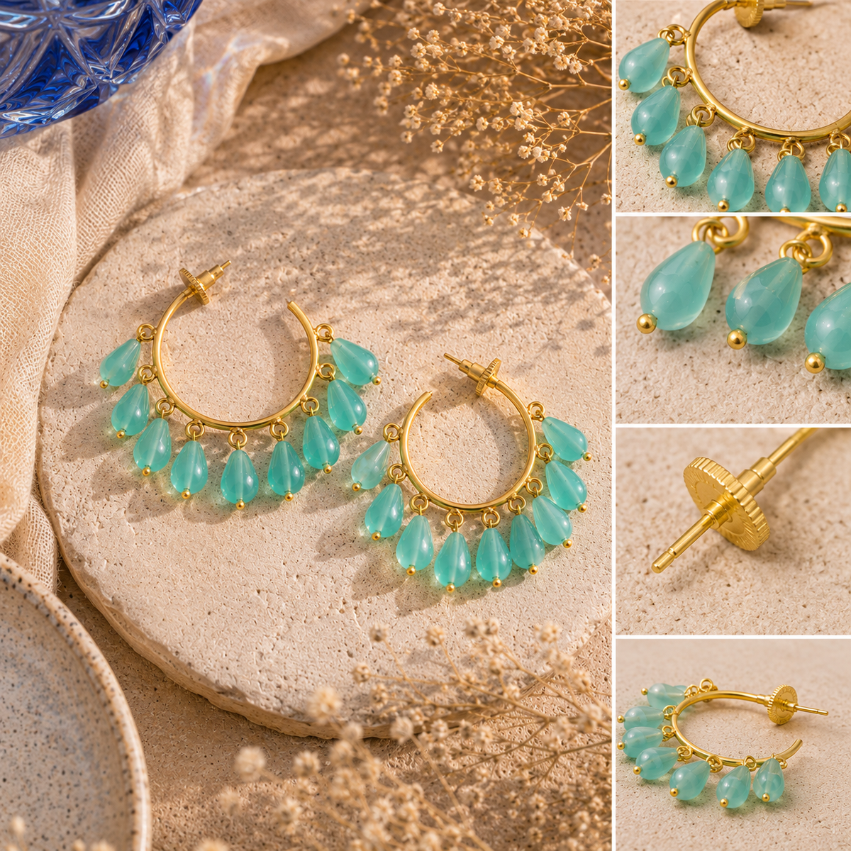 Bohemian Hoop Earrings
