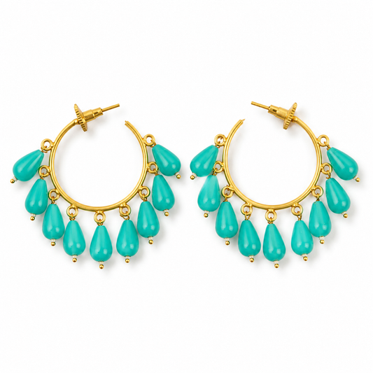Bohemian Hoop Earrings