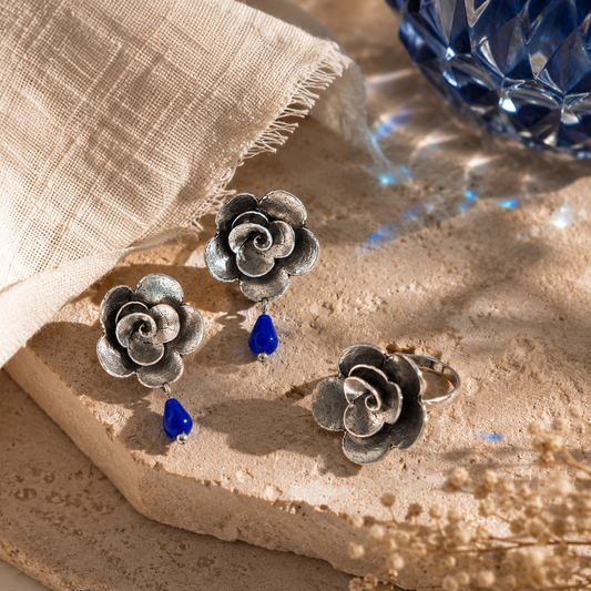 Blooming Rose Studs