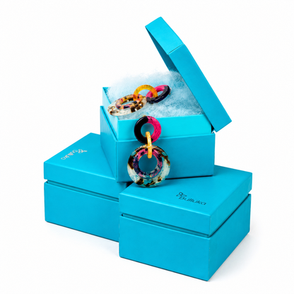 Bulluka Retro Hoop Loop Earrings