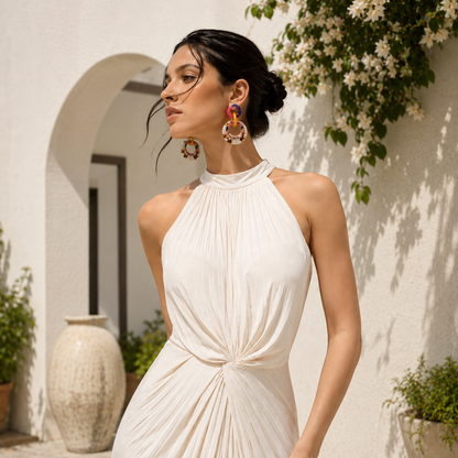 Bulluka Retro Hoop Loop Earrings