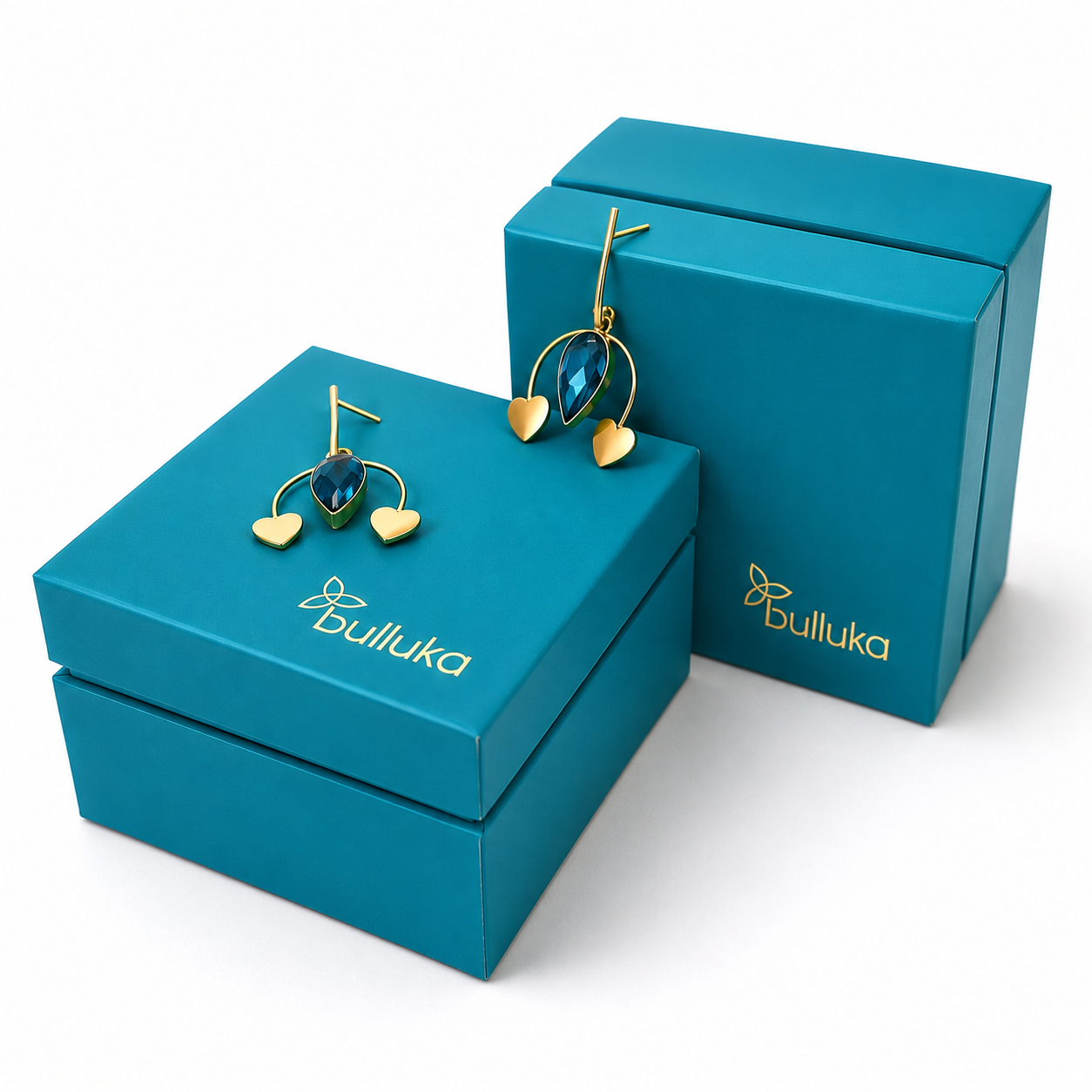 Bulluka Heart Drop Aqua Arches