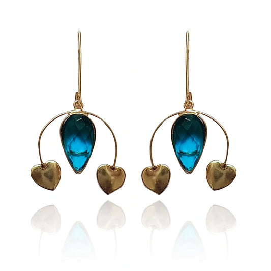 Bulluka Heart Drop Aqua Arches