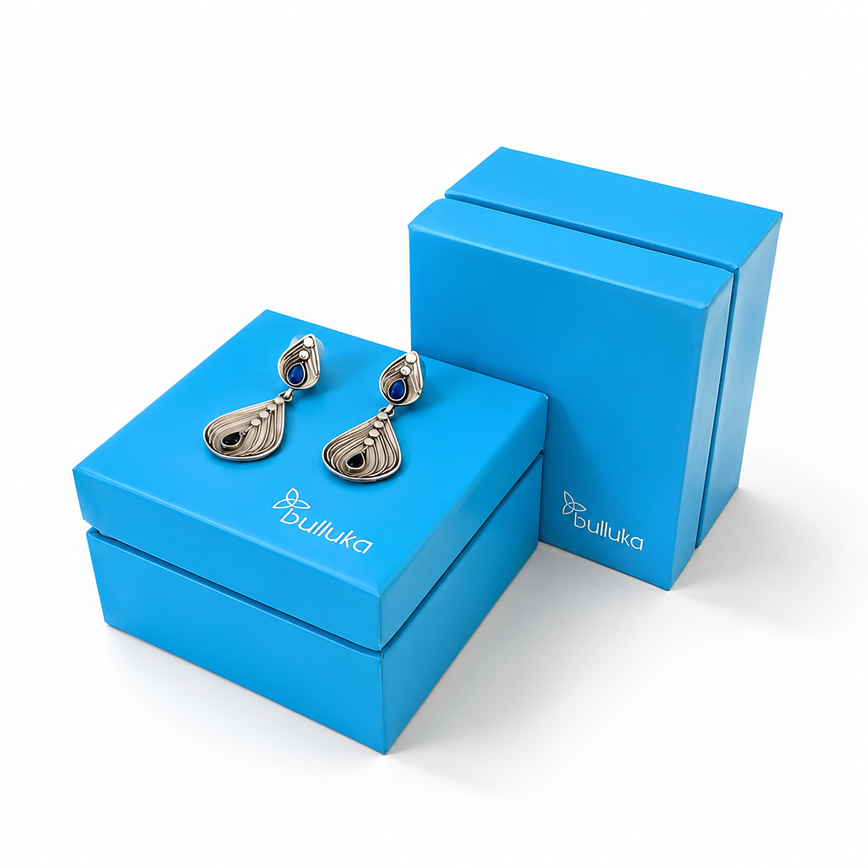 Bulluka Silver Fern Earrings