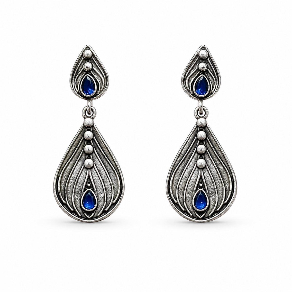 Bulluka Silver Fern Earrings