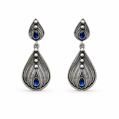 Bulluka Silver Fern Earrings