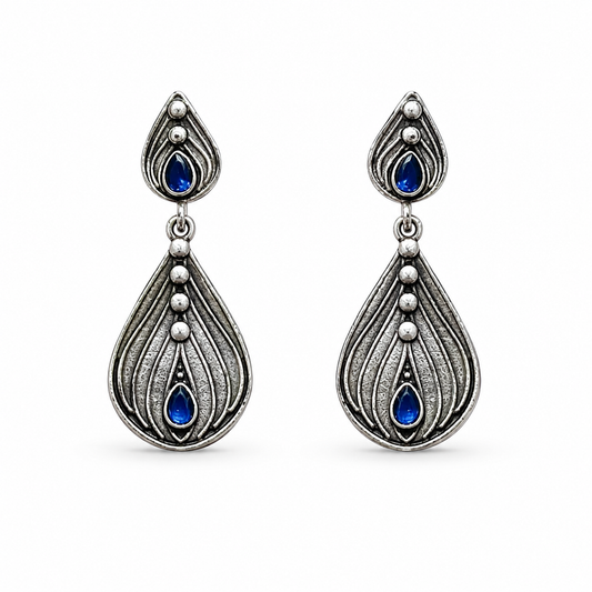 Bulluka Silver Fern Earrings