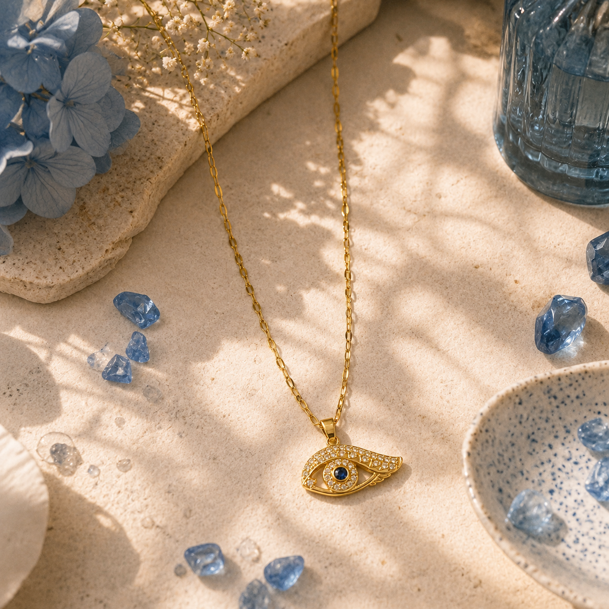 Bulluka Eye of Horus Necklace