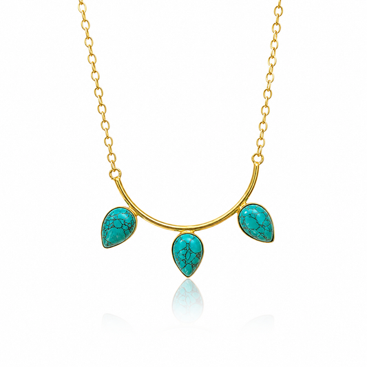Bulluka Trinity Gold Toned Necklace