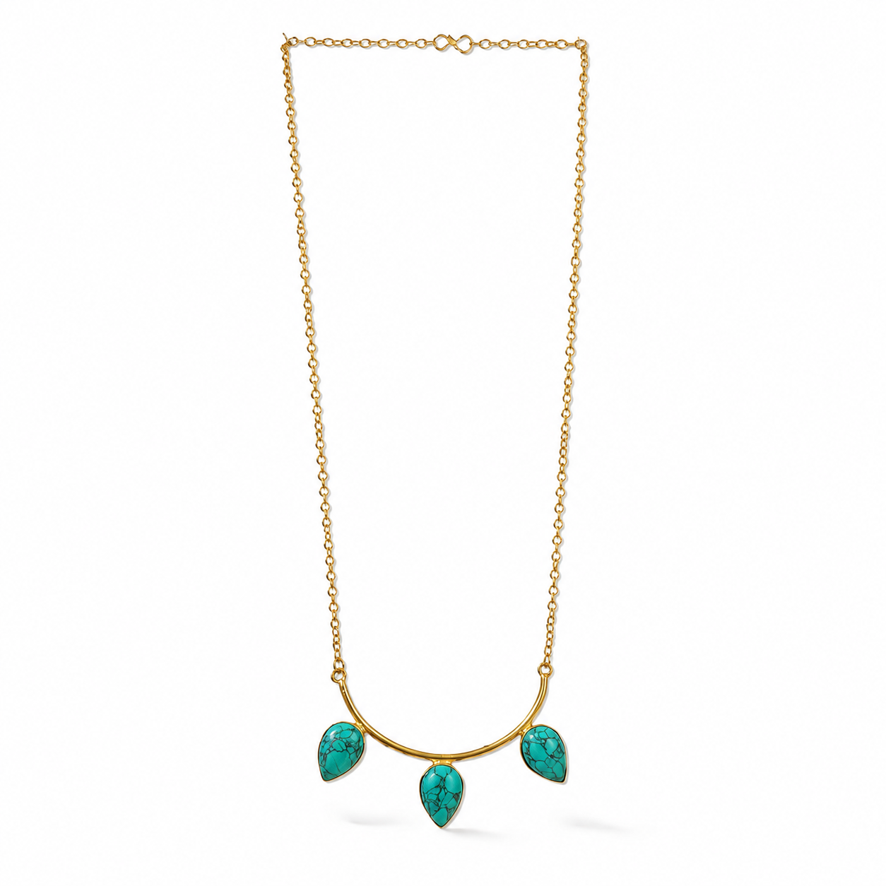 Bulluka Trinity Gold Toned Necklace