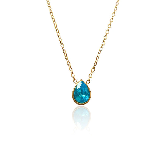 Bulluka Aqua Energy Drop pendent Necklace