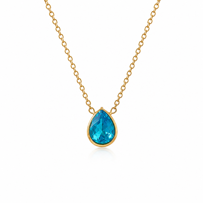 Bulluka Aqua Energy Drop pendent Necklace