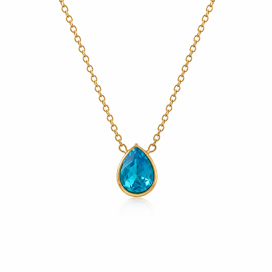 Bulluka Aqua Energy Drop pendent Necklace