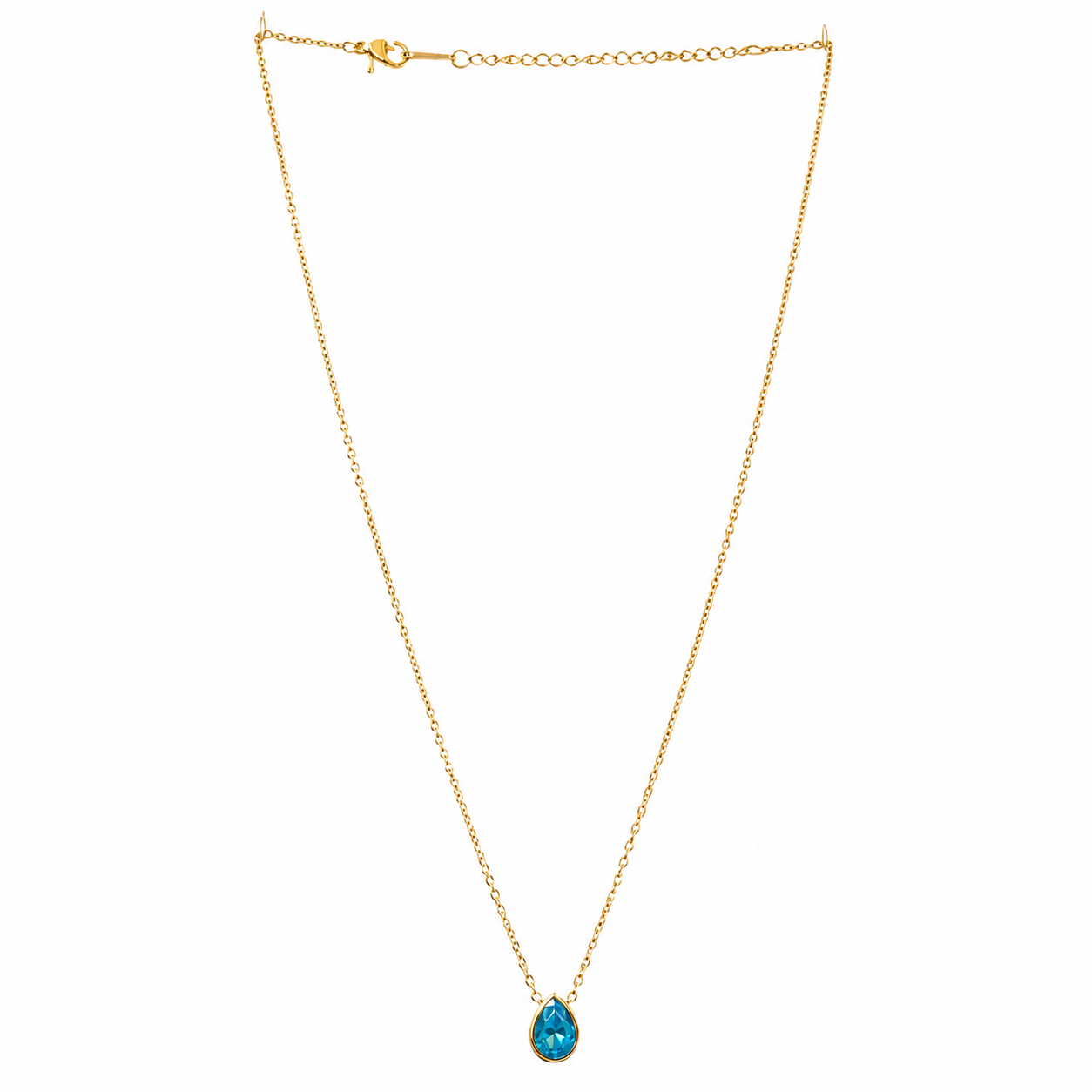 Bulluka Aqua Energy Drop pendent Necklace