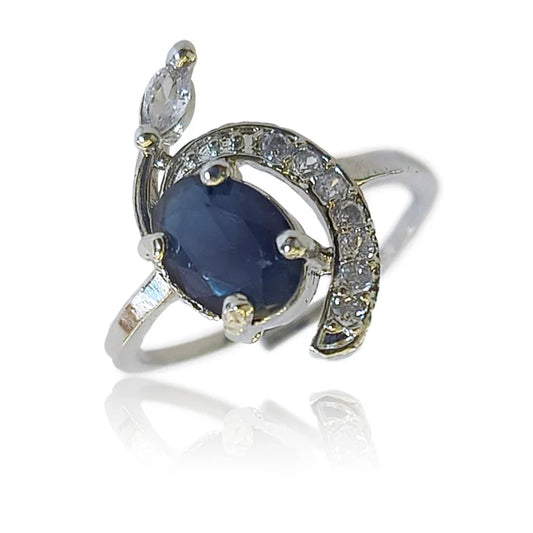 Bulluka Lunar Whirl Statement Adjustable Ring