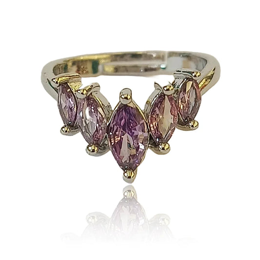 Bulluka The Violet Crown Adjustable Ring