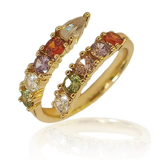 Bulluka Prism Band Adjustable Ring