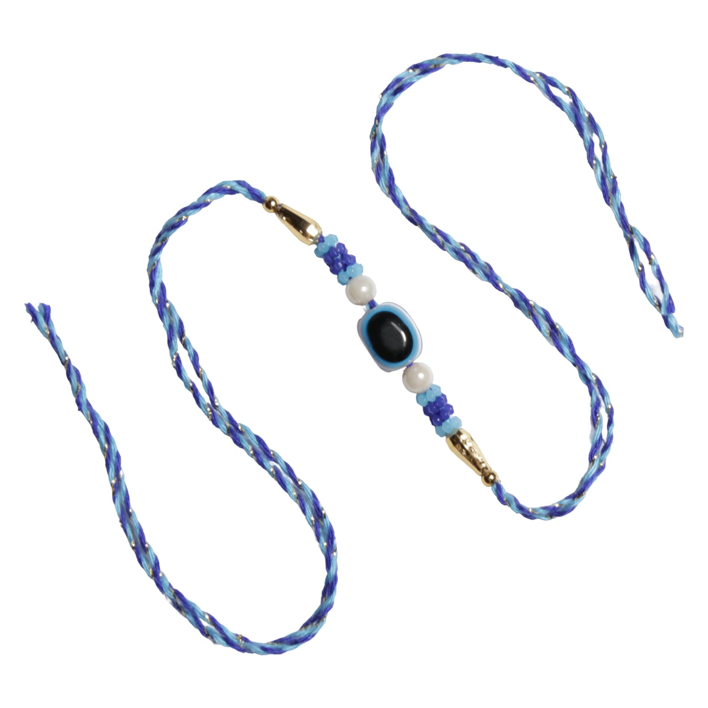Bulluka Indigo Thread Rakhi