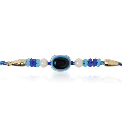 Bulluka Indigo Thread Rakhi