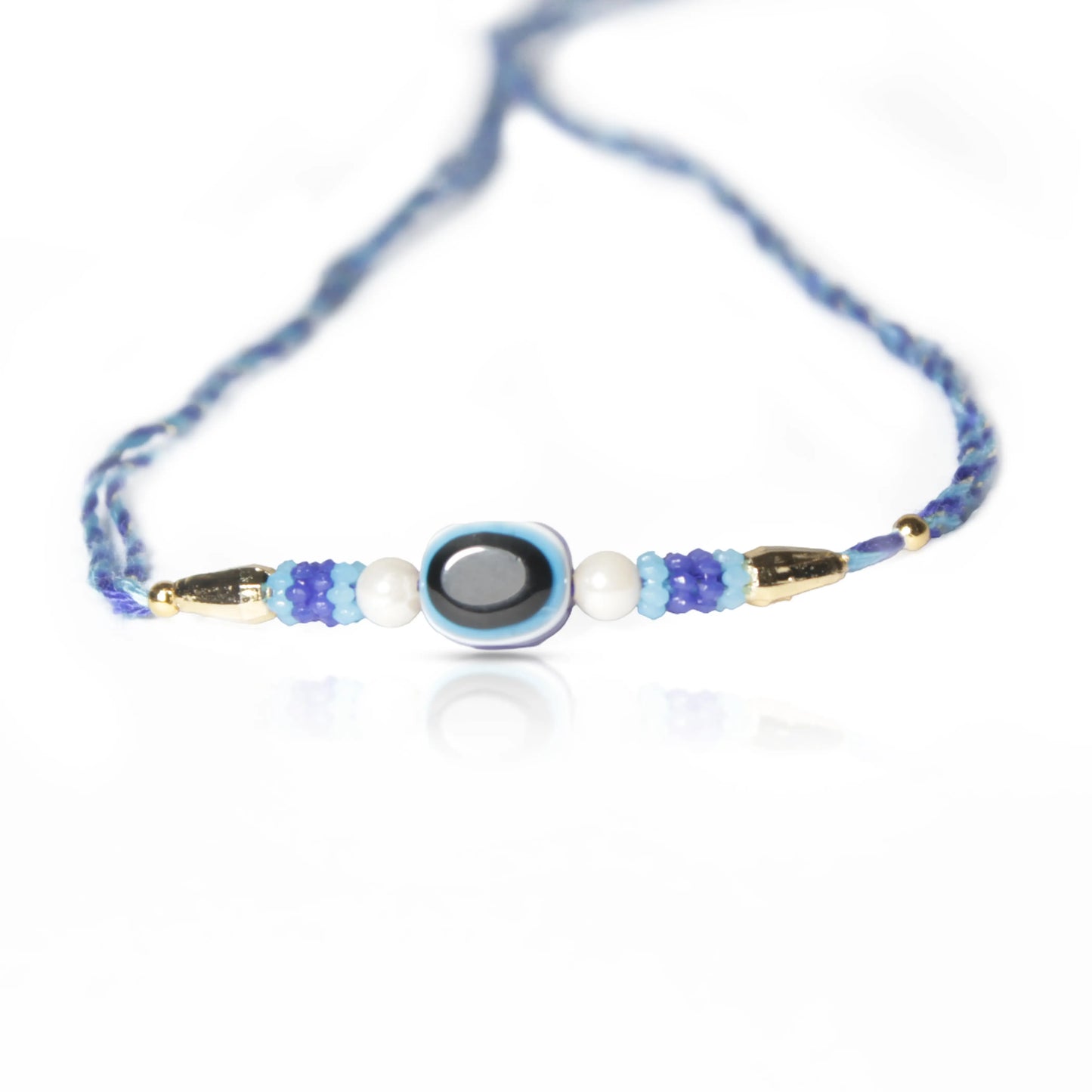 Bulluka Indigo Thread Rakhi