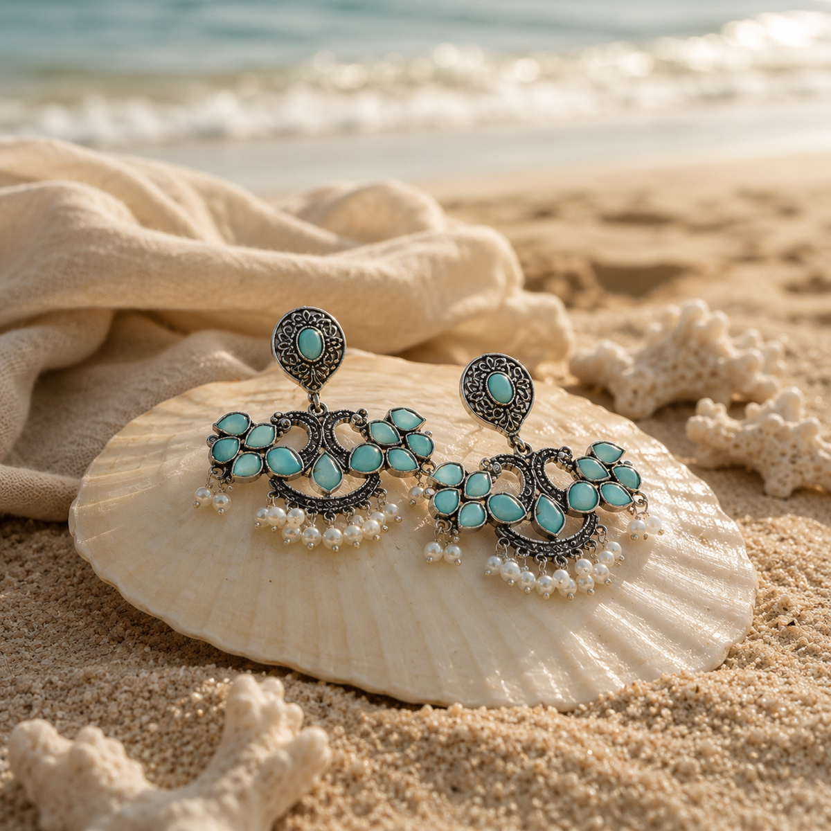 Bulluka Pearl Bloom Chandeliers