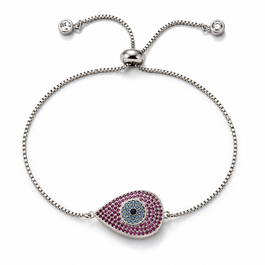 Bulluka Rose Guardian Eye Bracelet