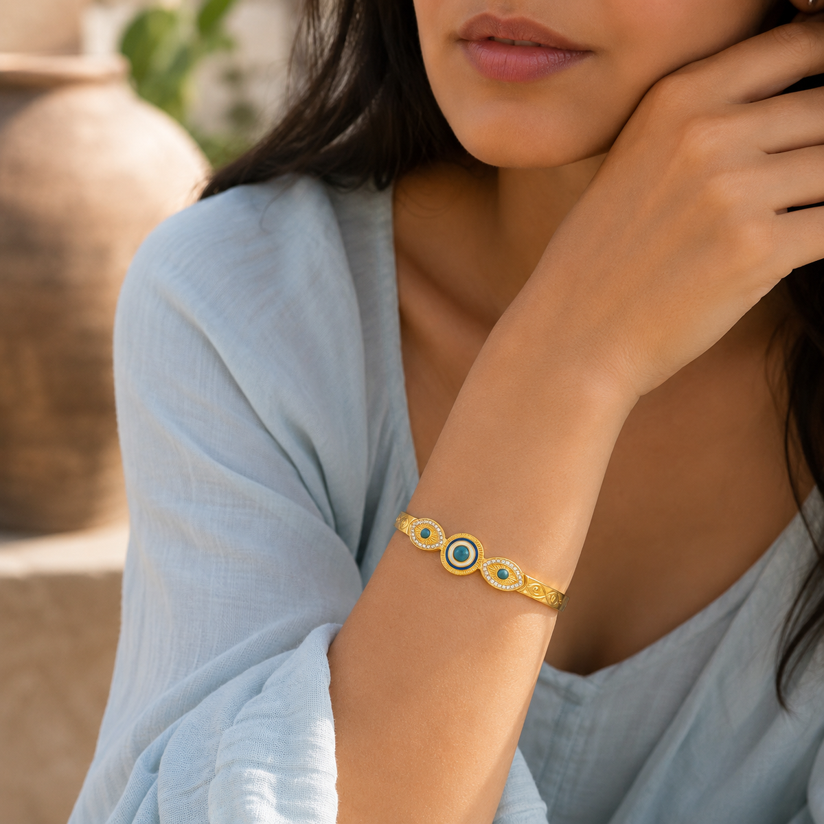 Bulluka Trinity Gaze Bangle