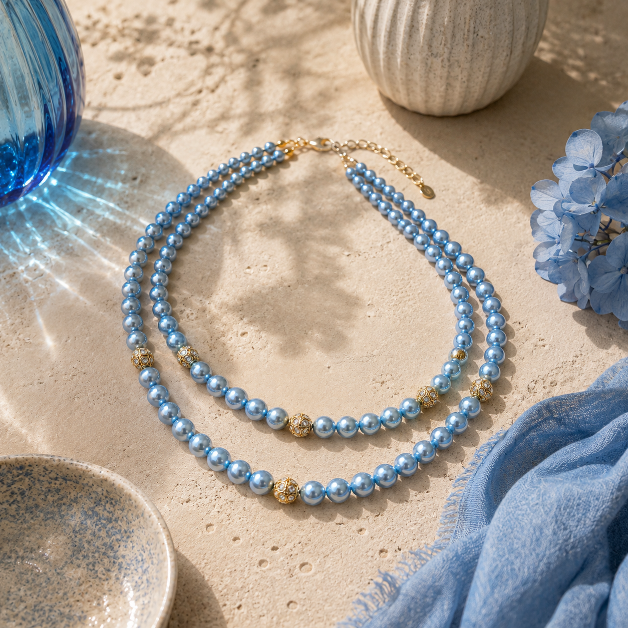 Bulluka Queen's Blue Necklace