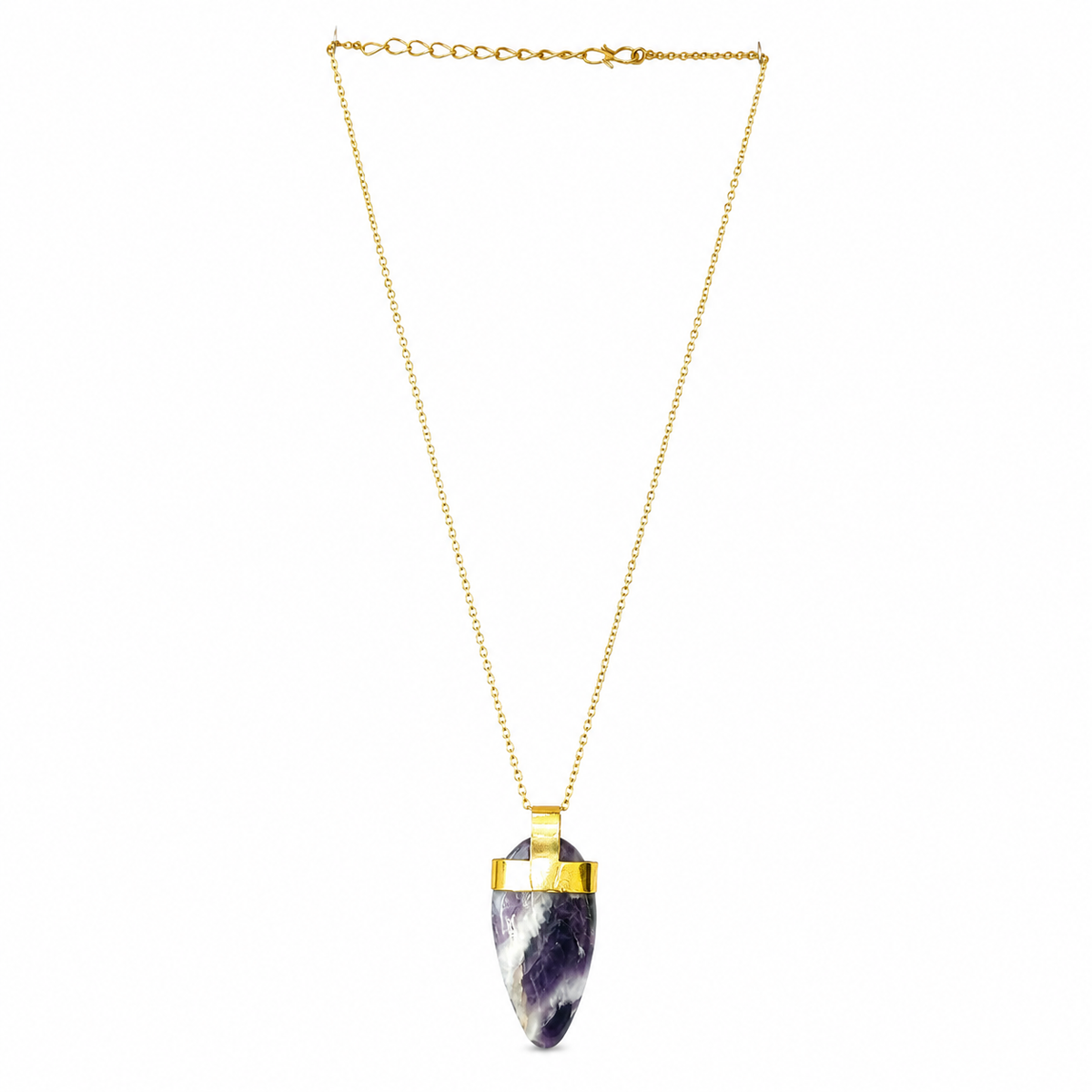 Bulluka Gauri Raw Stone Gold Toned Necklace
