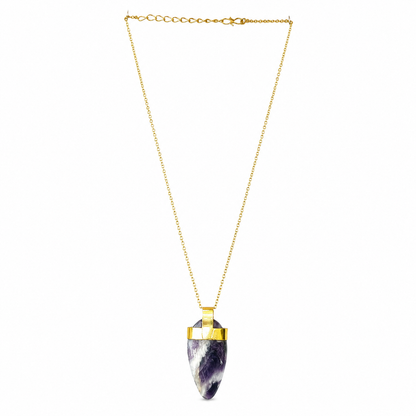 Bulluka Gauri Raw Stone Gold Toned Necklace