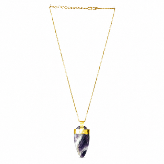 Bulluka Gauri Raw Stone Gold Toned Necklace
