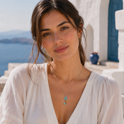 Bulluka Blue Key Pendent