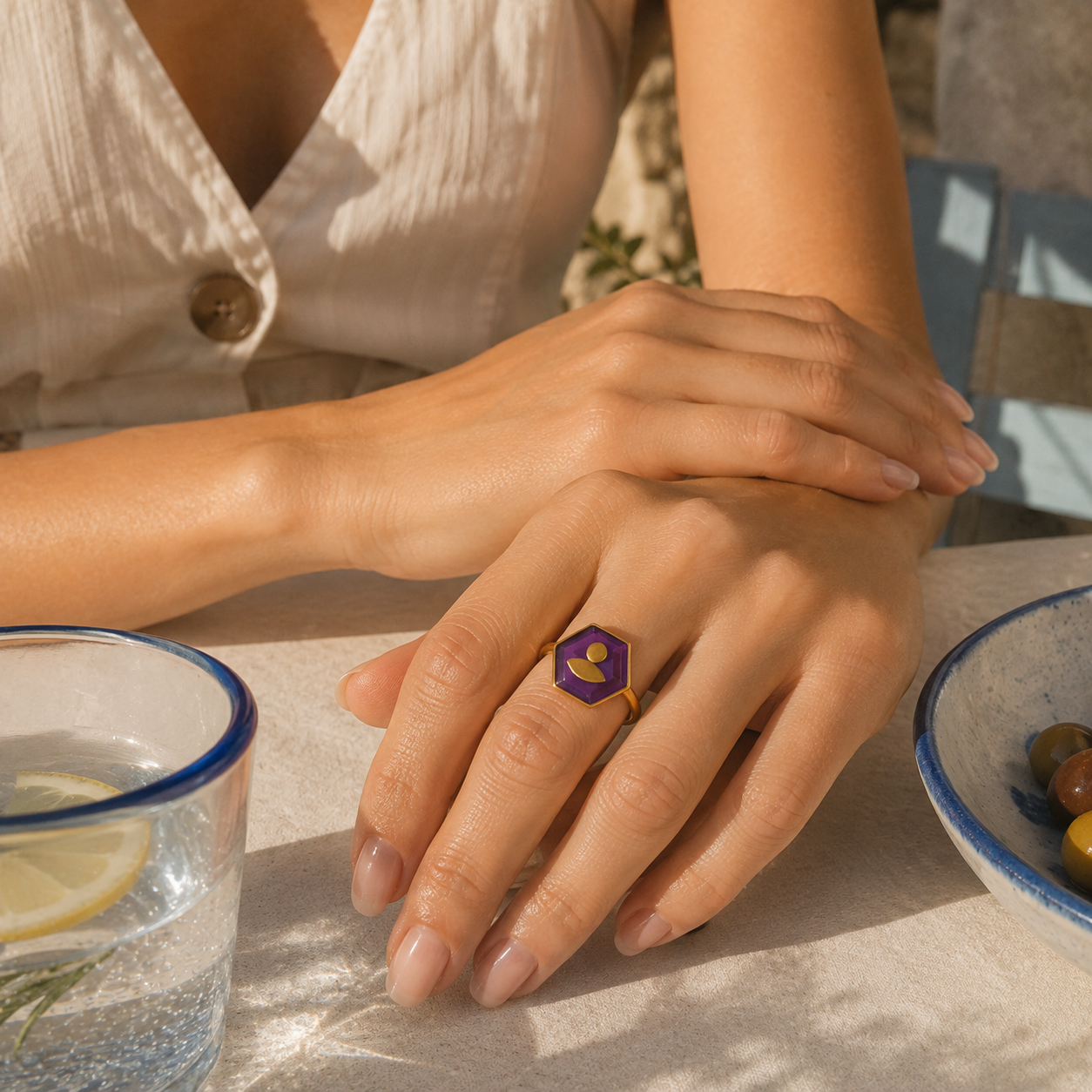 Bulluka Myst Mood Adjustable Ring
