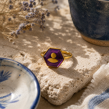 Bulluka Myst Mood Adjustable Ring