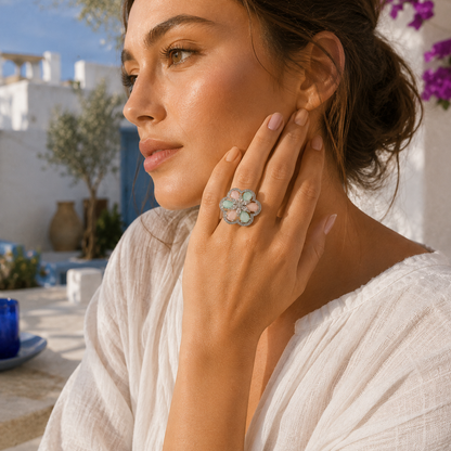 Bulluka CloudBloom Blossom Adjustable Ring