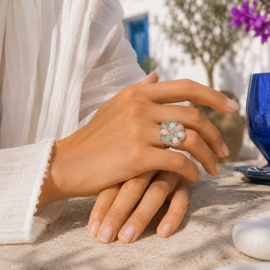 Bulluka CloudBloom Blossom Adjustable Ring