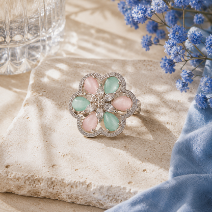 Bulluka CloudBloom Blossom Adjustable Ring