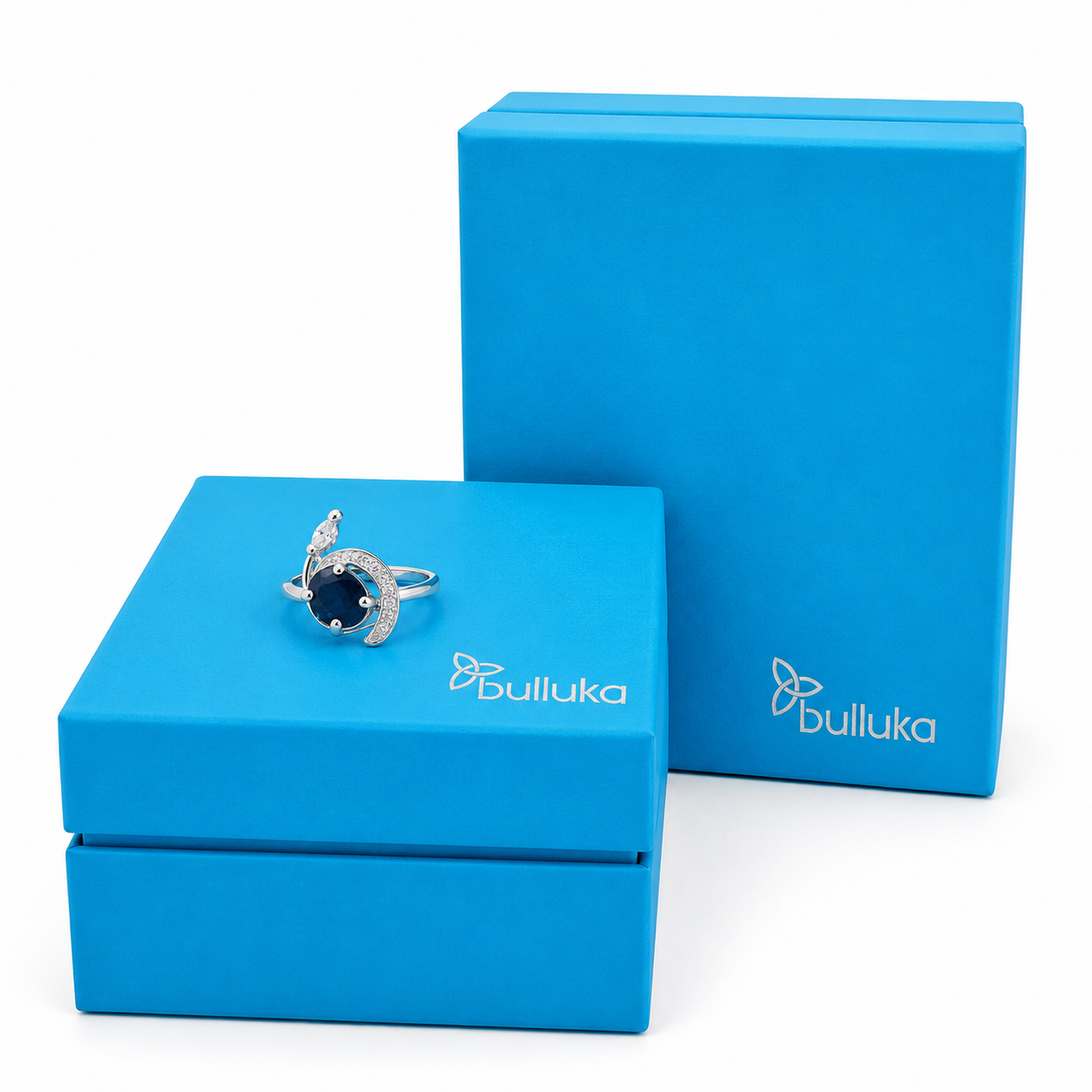Bulluka Lunar Whirl Statement Adjustable Ring